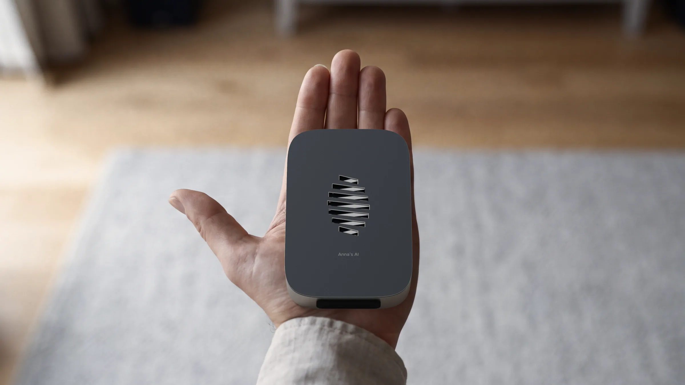 Eigna Box Personal resting in an open hand